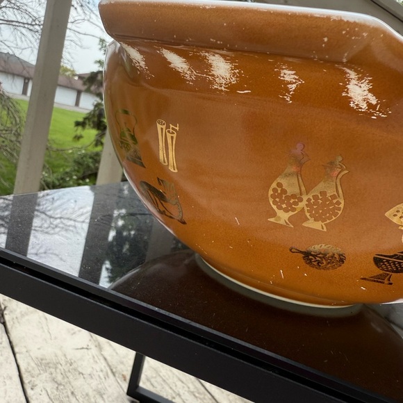 Vintage Pyrex 4 Qt Cinderella Mixing Bowl - Early American 444 (1962–71) - Picture 2 of 6